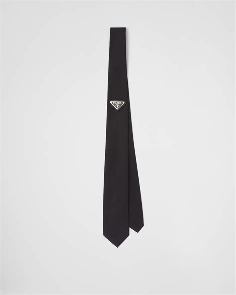 prada nylon tie|prada re nylon gabardine tie.